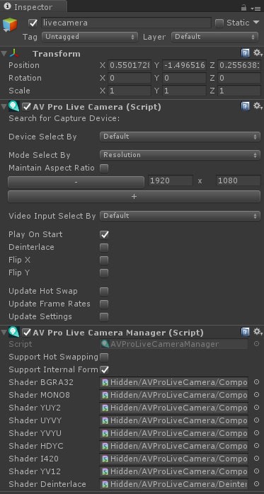 AVProLiveCamera